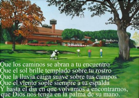 La bendicion del golfista